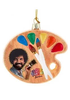 Bob Ross Color Palette 3.5 Inch Ornament