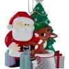 Santa/Rudolph Tree Ornament 1 Santa/Rudolph Tree Ornament -Fun Place Pop Store 4 santa rudolph w tree ornament