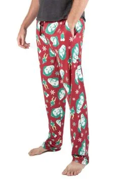 Adult Buddy The Elf Sleep Pants -Fun Place Pop Store adult buddy the elf all over print sleep pants alt 1
