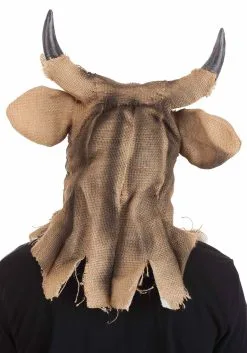 Bull Scarecrow Adult Mouth Mover Mask -Fun Place Pop Store adult bull scarecrow mouth mover mask alt 7