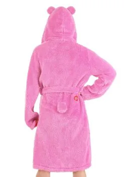 Adult Cheer Bear Hooded Robe -Fun Place Pop Store adult cheer bear care bears hooded robe alt 6