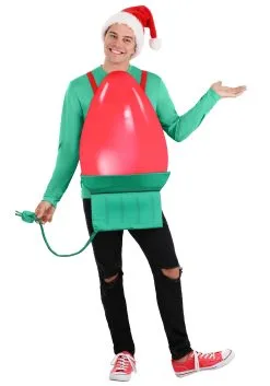 Christmas Light Bulb Costume For Adults -Fun Place Pop Store adult christmas light bulb costume alt 6