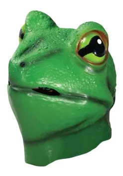 Deluxe Latex Frog Adult Mask