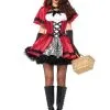 Gothic Red Riding Hood Costume -Fun Place Pop Store adult gothic red riding hood costume