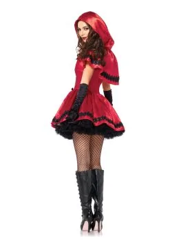 Gothic Red Riding Hood Costume 5 Gothic Red Riding Hood Costume -Fun Place Pop Store adult gothic red riding hood costume 2
