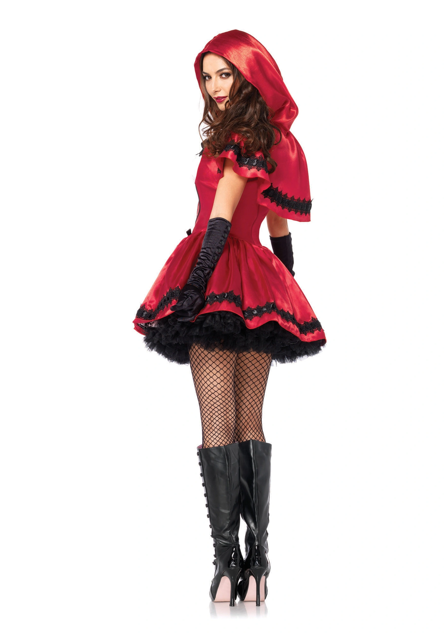 Gothic Red Riding Hood Costume 4 Gothic Red Riding Hood Costume - Image 2