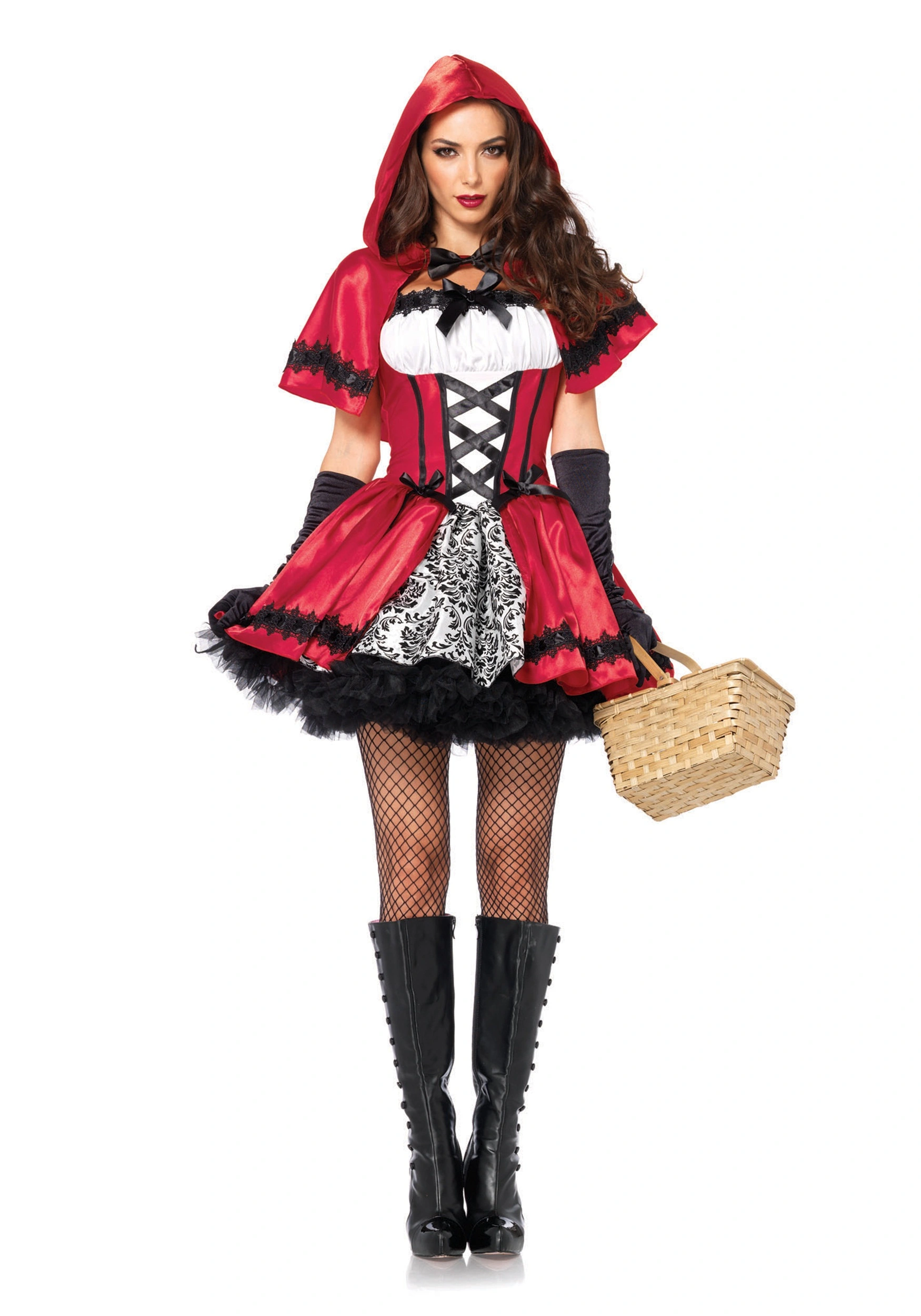 Gothic Red Riding Hood Costume 3 Gothic Red Riding Hood Costume
