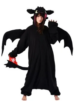 Adult How To Train Your Dragon Toothless Kigurumi Costume