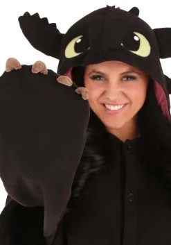 Adult How To Train Your Dragon Toothless Kigurumi Costume -Fun Place Pop Store adult how to train your dragon toothless kigurumi costume 1