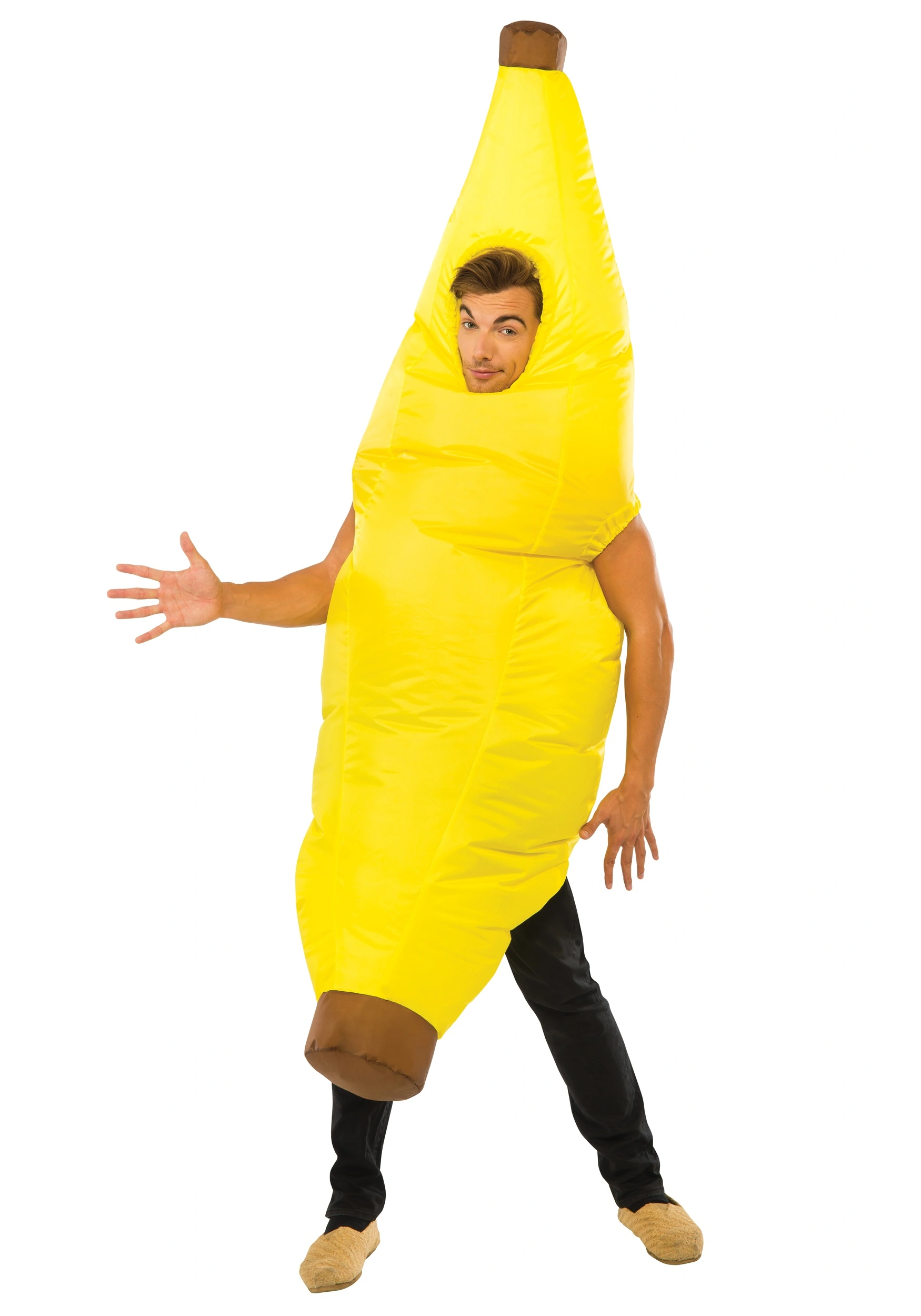 Inflatable Banana Adult Costume 3 Inflatable Banana Adult Costume