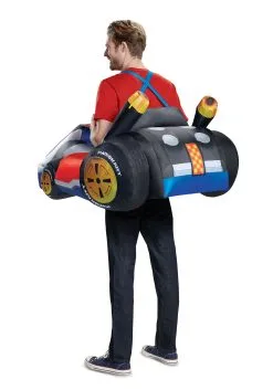 Mario Kart Inflatable Kart Costume For Adult's 5 Mario Kart Inflatable Kart Costume For Adult's -Fun Place Pop Store adult mario kart inflatable kart costume 2