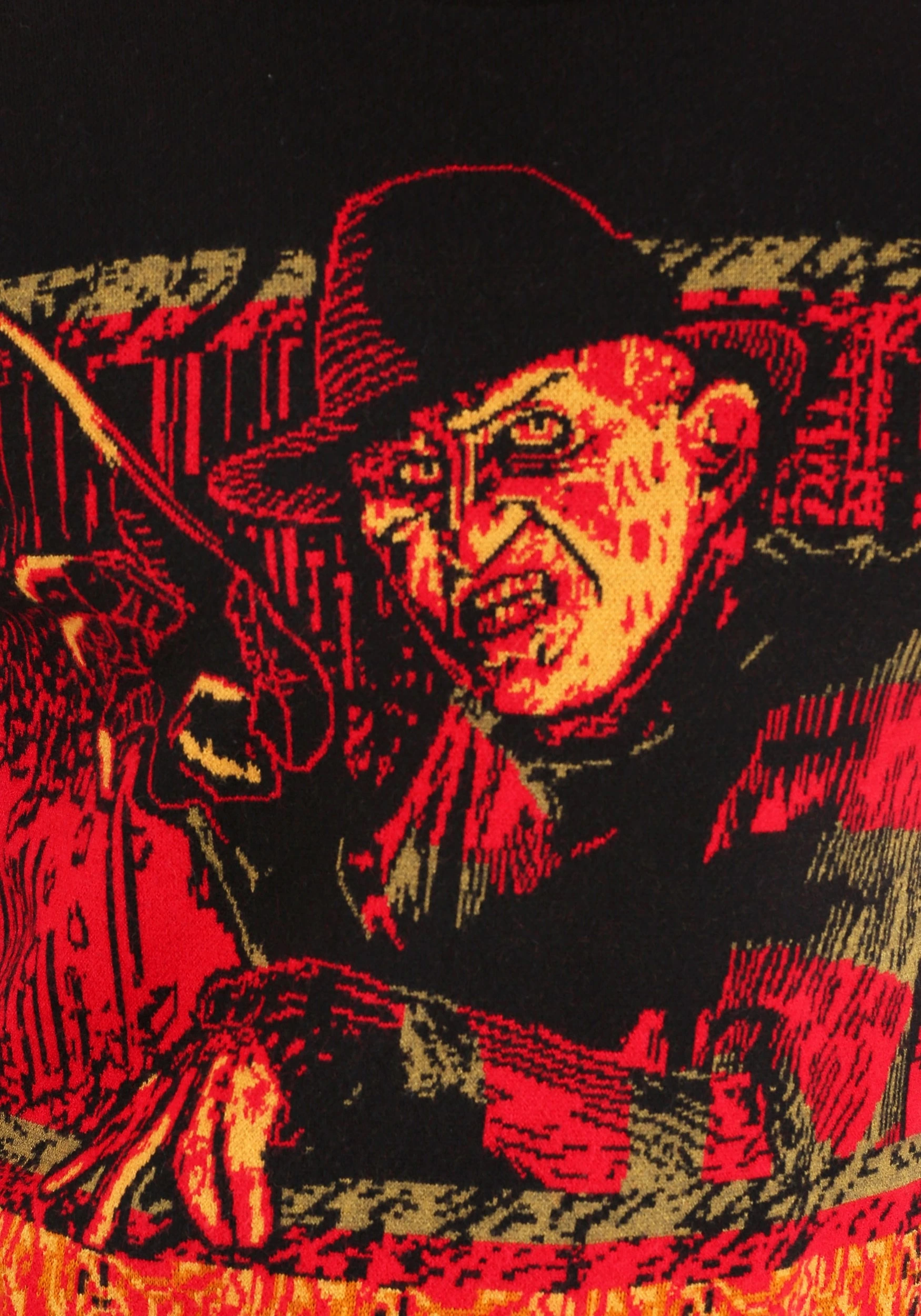 Nightmare On Elm Street Freddy Ugly Halloween Sweater For Adults 11 Nightmare On Elm Street Freddy Ugly Halloween Sweater For Adults - Image 9