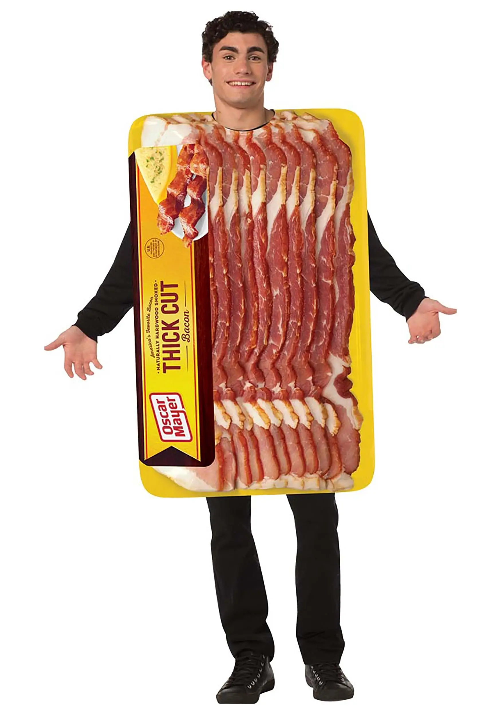 Oscar Mayer Packaged Bacon Adult Costume 3 Oscar Mayer Packaged Bacon Adult Costume