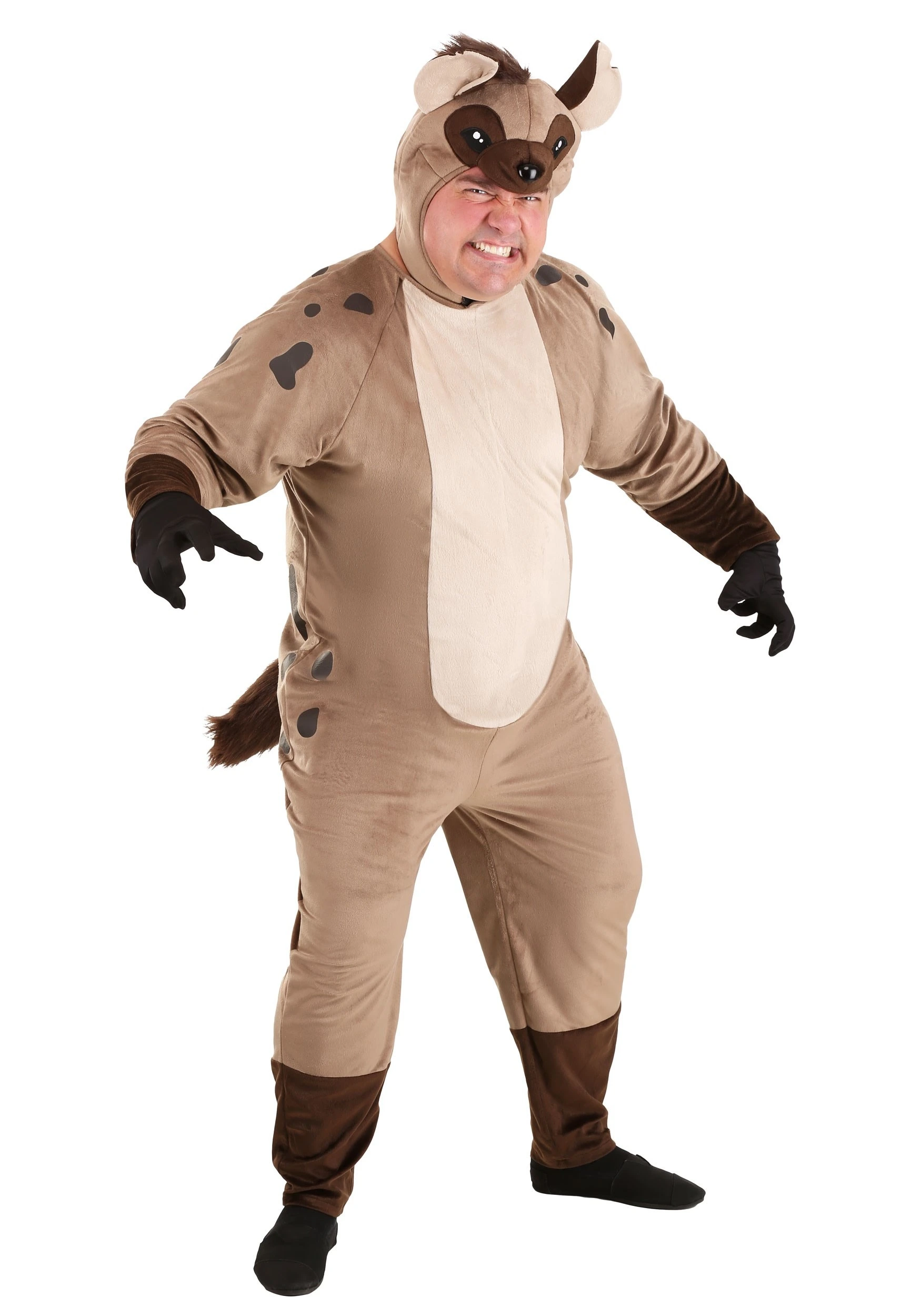 Plus Size African Hyena Adult Costume 3 Plus Size African Hyena Adult Costume