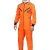 Plus Size Orange Astronaut Jumpsuit Adult Costume -Fun Place Pop Store adult plus size orange astronaut jumpsuit costume