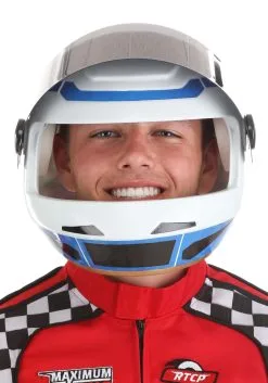Race Car Adult Helmet -Fun Place Pop Store adult race car helmet alt 5