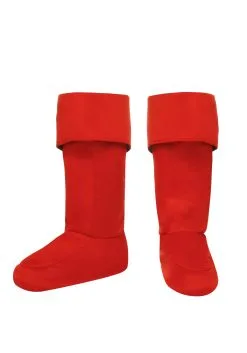 Red Superhero Adult Boot Covers