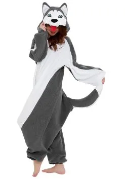 Siberian Huskey Adult Kigurumi