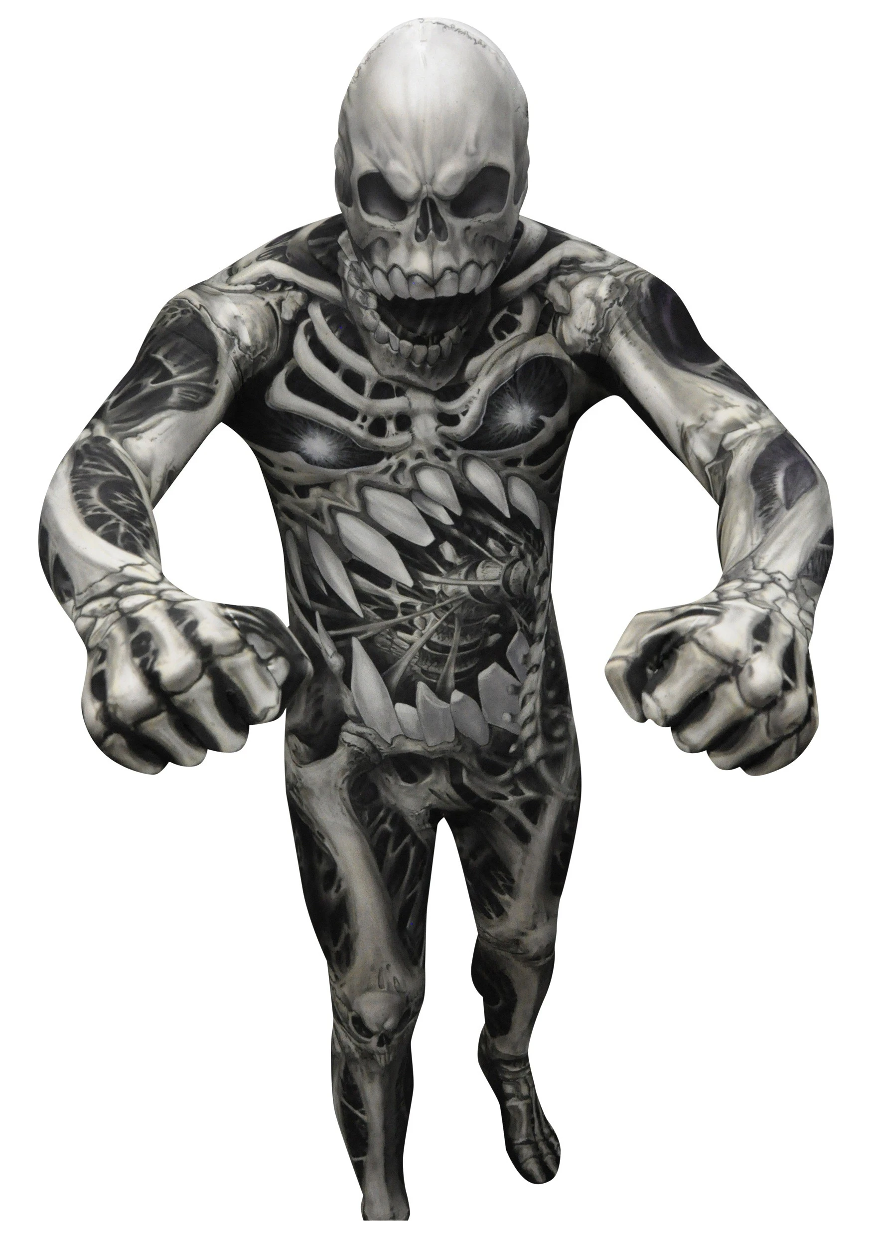 Skull & Bones Skeleton Adult Morphsuit 4 Skull & Bones Skeleton Adult Morphsuit - Image 2