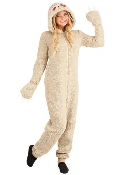 Adult Cozy Sloth Onesie Costume