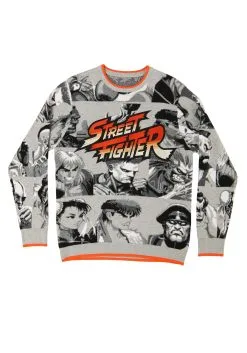 Street Fighter Adult Sweater 18 Street Fighter Adult Sweater -Fun Place Pop Store adult street fighter sweater alt 9