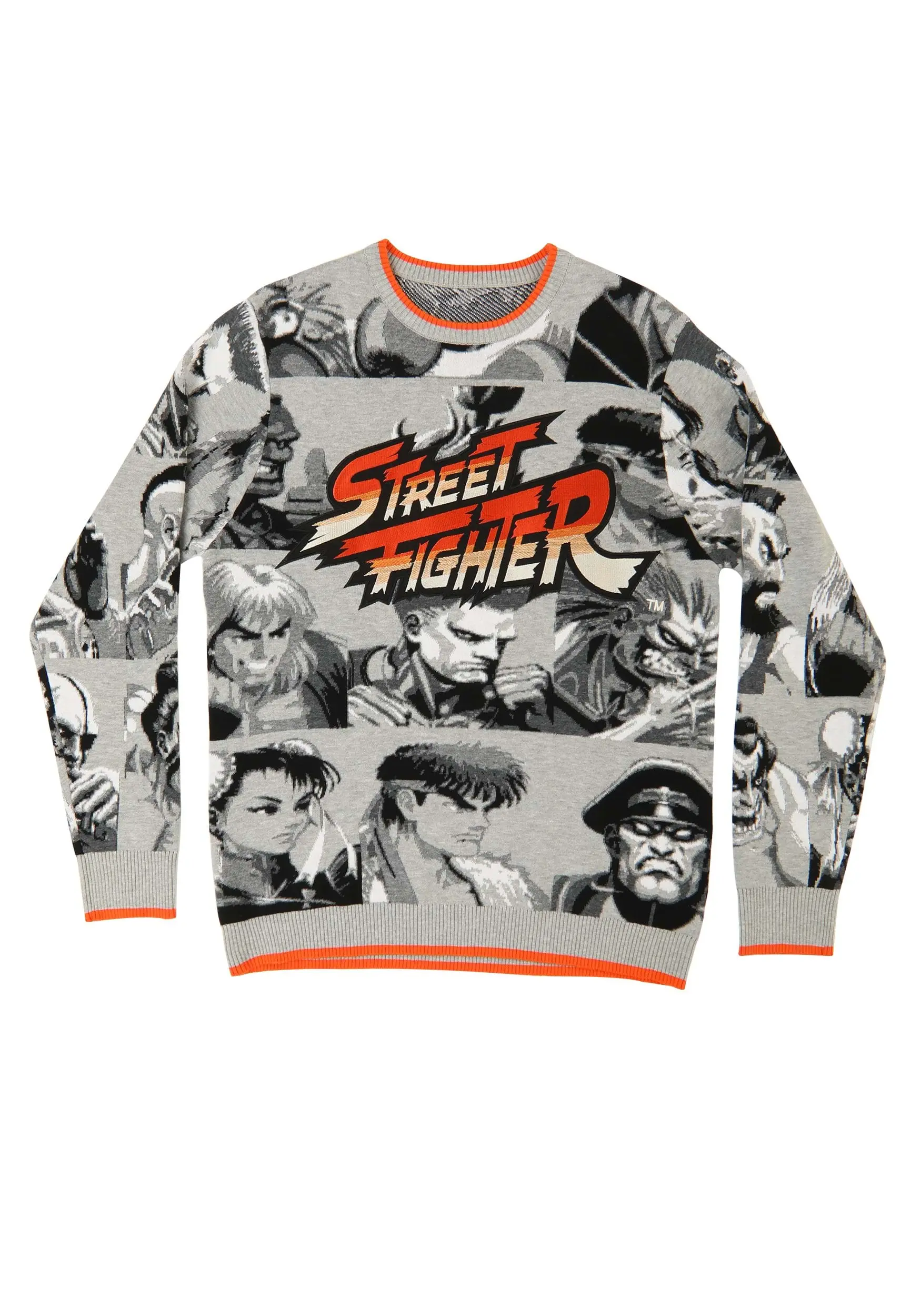 Street Fighter Adult Sweater 9 Street Fighter Adult Sweater - Image 7