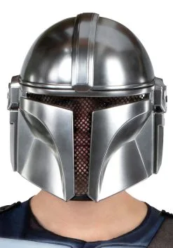 The Mandalorian Adult Mask Costume Accessory -Fun Place Pop Store adult the mandalorian mask alt 2