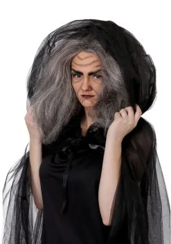Witch/Old Lady Adult Wig -Fun Place Pop Store adult witch and old lady wig alt 1