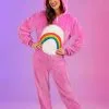 Cheer Bear Adult Care Bear Onesie -Fun Place Pop Store adults cheer bear care bear onesie