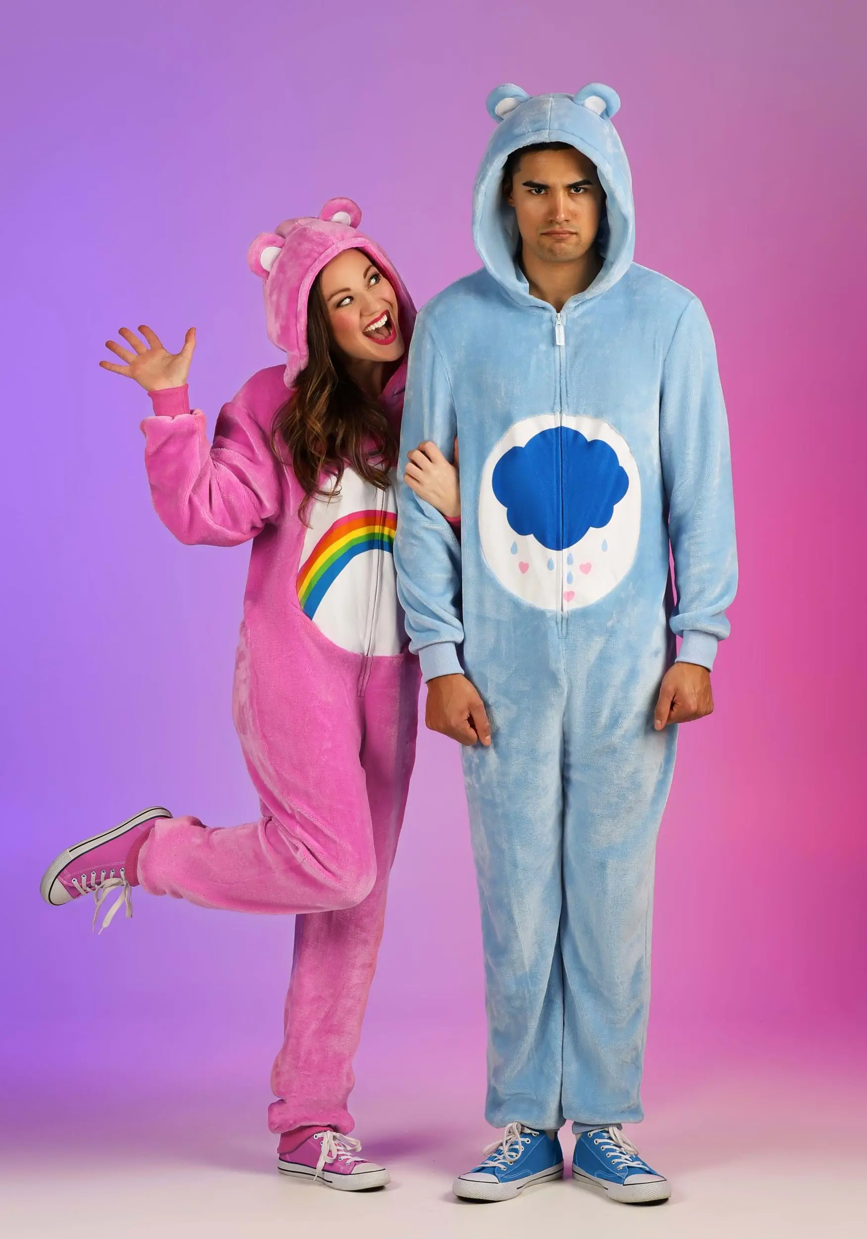 Cheer Bear Adult Care Bear Onesie 4 Cheer Bear Adult Care Bear Onesie - Image 2