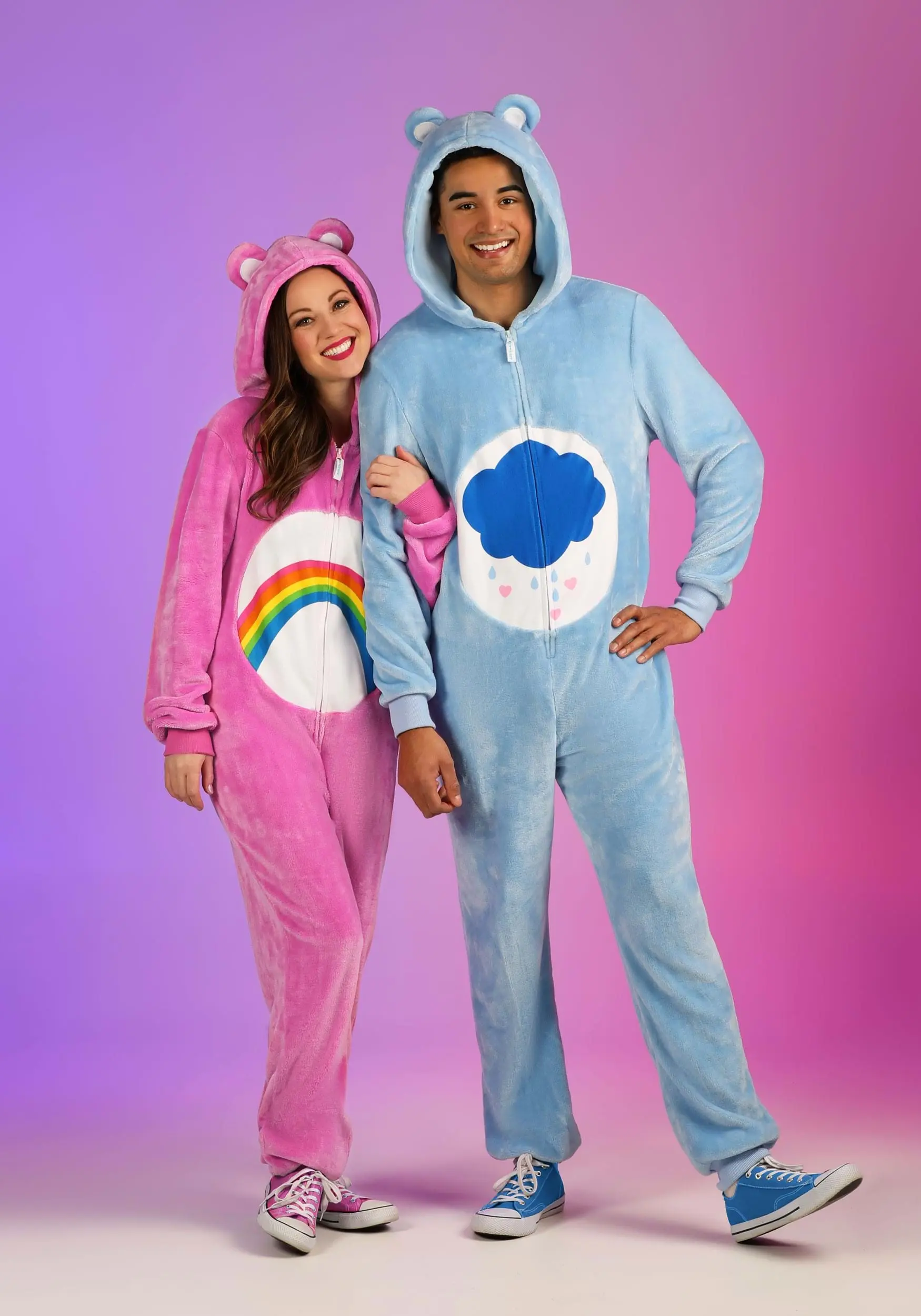 Cheer Bear Adult Care Bear Onesie 6 Cheer Bear Adult Care Bear Onesie - Image 4