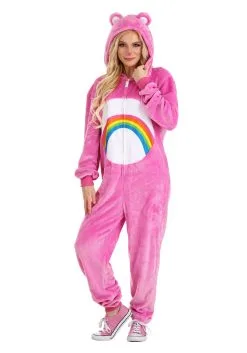 Cheer Bear Adult Care Bear Onesie 19 Cheer Bear Adult Care Bear Onesie -Fun Place Pop Store adults cheer bear care bear onesie alt 8