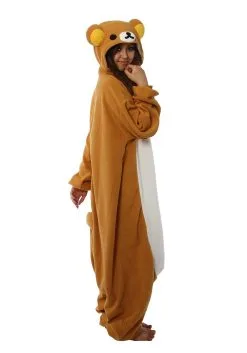 Rilakkuma Kigurumi Pajama Costume For Adults -Fun Place Pop Store adults rilakkuma kigurumi pajama costume2
