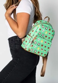 Animal Crossing Cakeworthy Green Mini Backpack -Fun Place Pop Store animal crossing mini backpack green alt 4