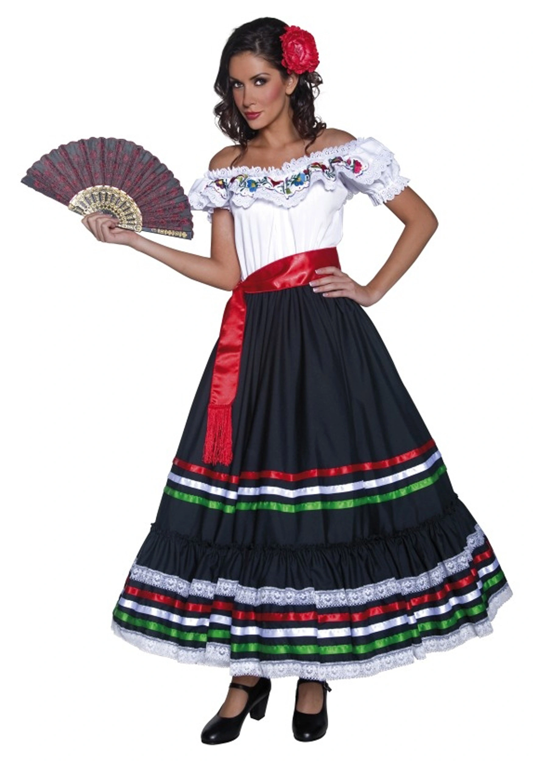 Authentic Western Senorita Costume ForAdults 3 Authentic Western Senorita Costume ForAdults