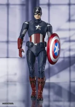 Avengers: Endgame | Captain America Cap Vs Cap SH Figuarts Action Figure -Fun Place Pop Store avengers endgame captain america cap vs cap sh figuarts acti 3