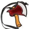 Firefighter Axe Purse -Fun Place Pop Store axe firefighter purse