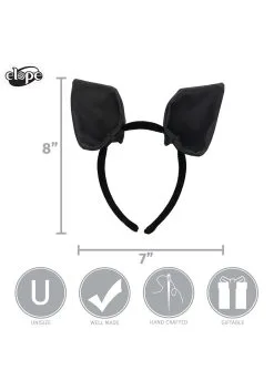 Bat Ears Costume Headband -Fun Place Pop Store bat ears headband alt 3