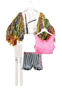 Birds Of Prey Premium Harley Quinn Women's Costume -Fun Place Pop Store birds of prey womens premium harley quinn costume alt 4