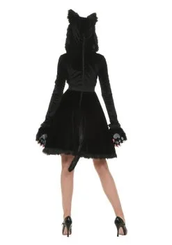 Womens Black Cat Costume -Fun Place Pop Store black cat womens costume 1