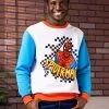 Cakeworthy Unisex Spider-Man Color Block Sweater For Adults 2 Cakeworthy Unisex Spider-Man Color Block Sweater For Adults -Fun Place Pop Store cakeworthy unisex spider man color block sweater
