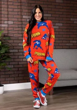 Cakeworthy Unisex Spider-Man PJ Set For Adults