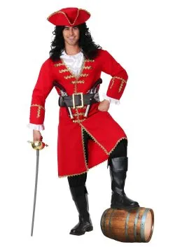 Captain Blackheart Plus Size Costume For Men