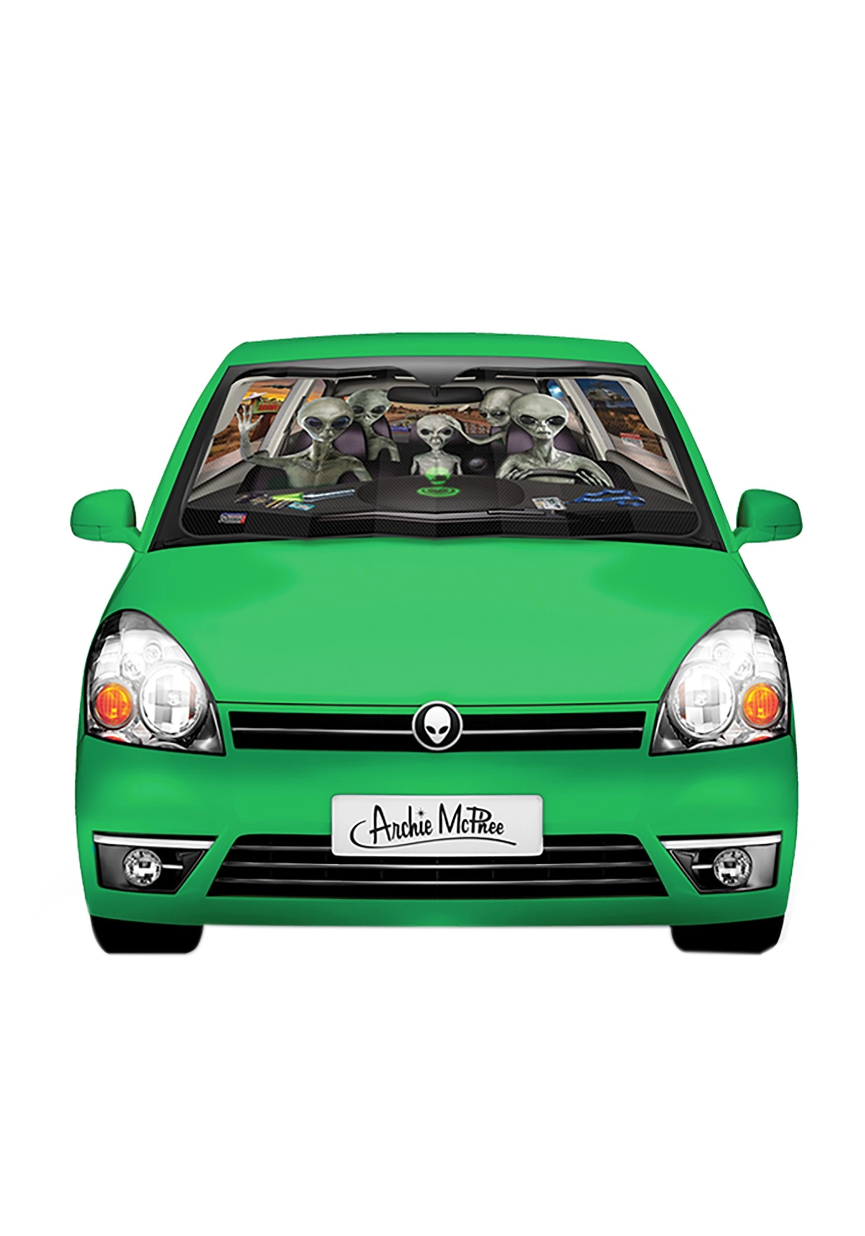 Car Full Of Aliens Car Sunshade Accessory 4 Car Full Of Aliens Car Sunshade Accessory - Image 2