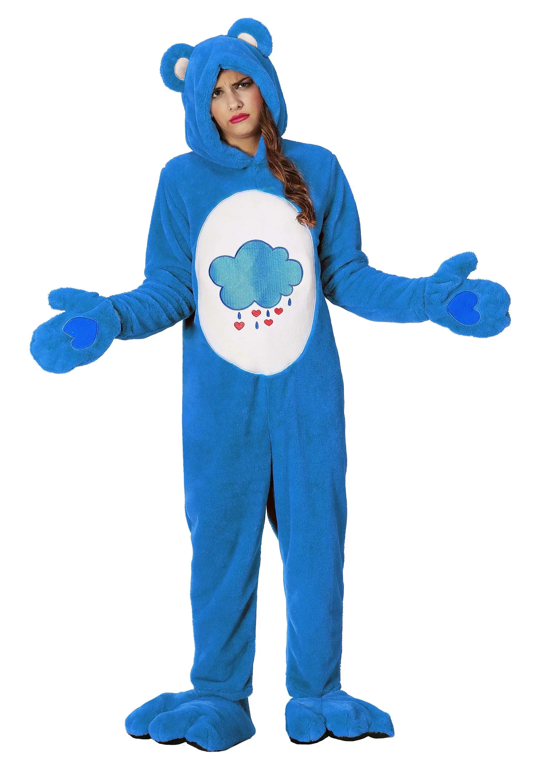 Care Bears Deluxe Grumpy Bear Adult Costume 5 Care Bears Deluxe Grumpy Bear Adult Costume - Image 3