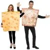 Couples Cheese & Cracker Costume Set -Fun Place Pop Store cheese cracker costume set
