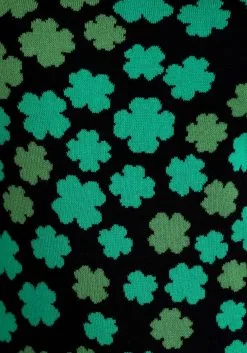 Clovers All-Over Print St Patrick's Adult Sweater -Fun Place Pop Store clovers all over st patricks sweater alt 5