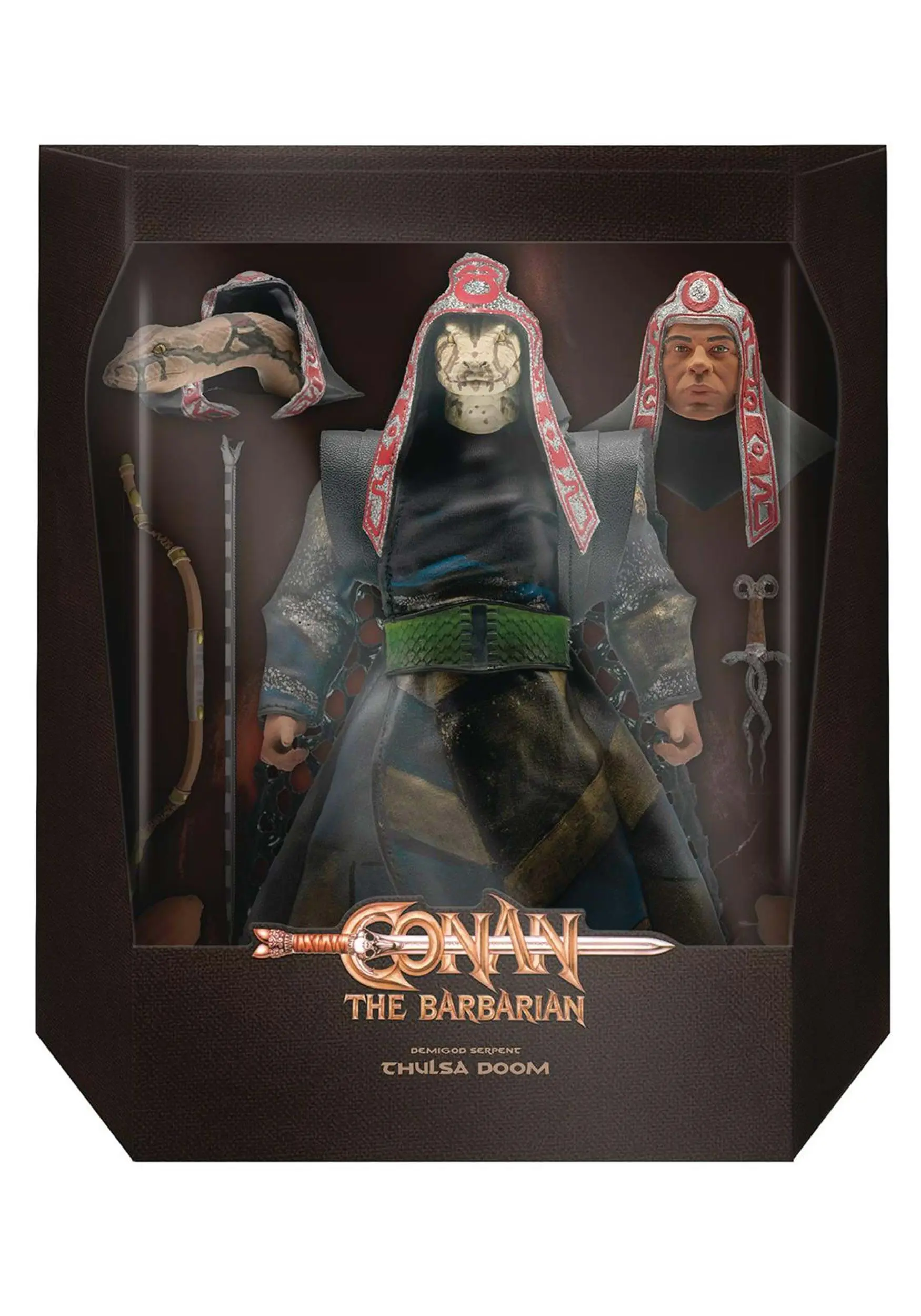 Conan The Barbarian Ultimates Snake Priest Thulsa Figure 3 Conan The Barbarian Ultimates Snake Priest Thulsa Figure