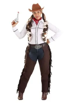 Cowgirl Chaps Costume For Women 6 Cowgirl Chaps Costume For Women -Fun Place Pop Store cowgirl chaps costume alt 1