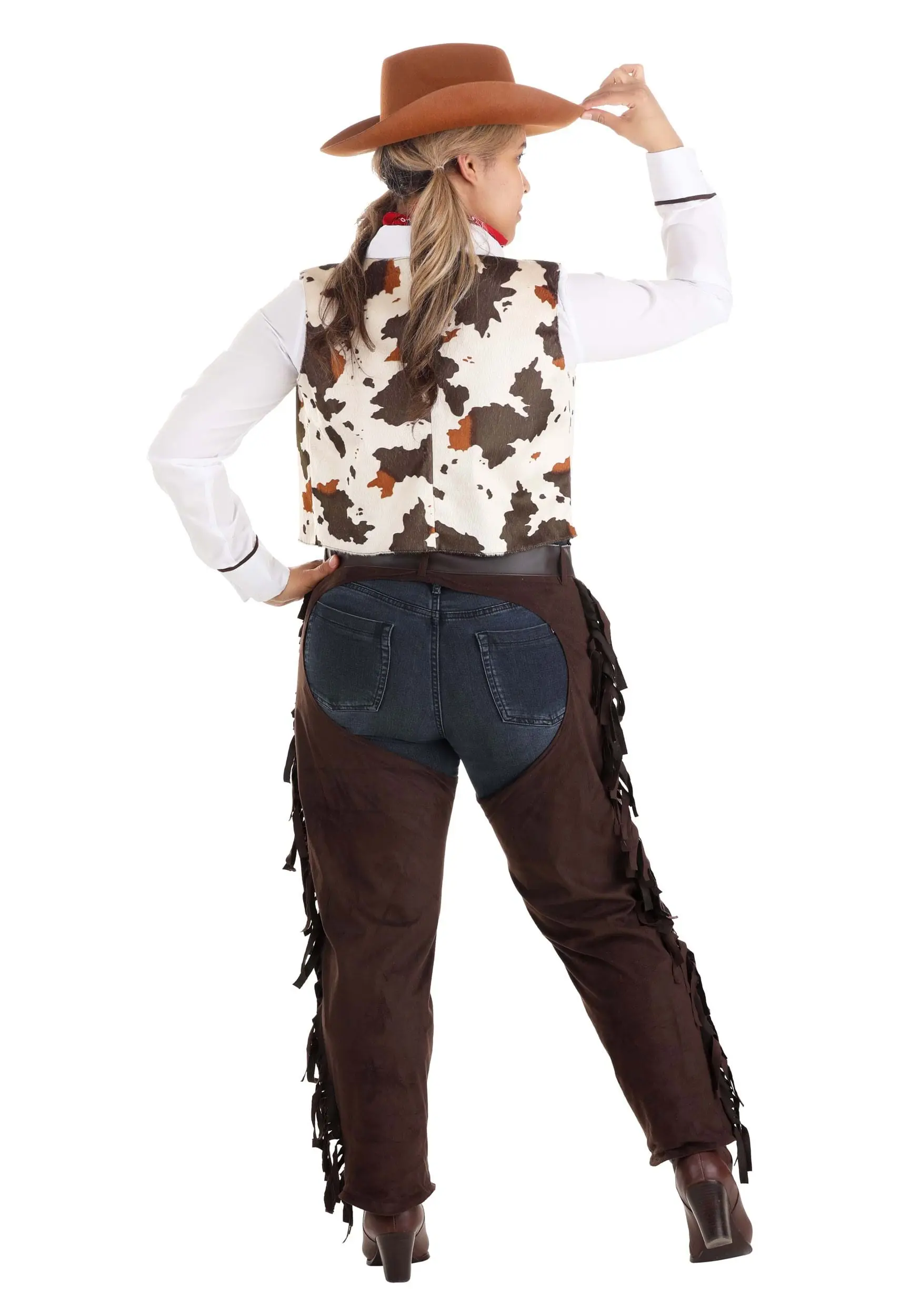 Cowgirl Chaps Costume For Women 5 Cowgirl Chaps Costume For Women - Image 3